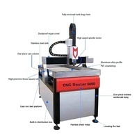Pequeño Mini 2.2kw Cnc Router 6090 fresadora/ENRUTADOR Cnc madera acrílico piedra Metal aluminio con controlador Mach 3 Dsp - Product Image 2