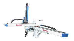 Einachsiger Servo roboter mit zwei Teleskop armen für Kunststoffs pritz gieß maschinen - Product Image 3