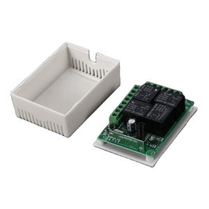 433 Mhz telecomando universale Wireless interruttore DC 12V 4CH relè modulo ricevitore con 4 canali RF telecomando 433 Mhz trasmettitore - Product Image 1