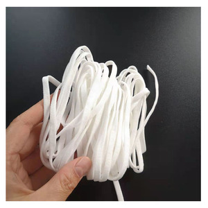 Factory <strong>Elastic</strong> Ribbons 3mm 5mm Cord White <strong>Color</strong> <strong>Elastic</strong> Earloop for Normal Facemask <strong>String</strong> - Product Image 5