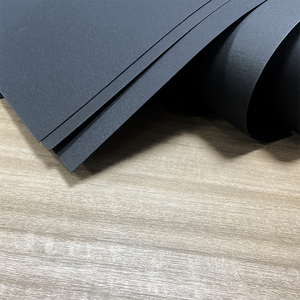 Toptan 110 Gsm <span class=keywords><strong>150</strong></span> Gsm 200 Gsm gri sunta ambalaj mat çizim dizüstü grafik zanaat Cardstock Wrap hediye siyah kağıt