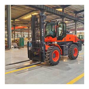 Carrello elevatore fuoristrada multifunzionale a combustione interna multifunzionale per lo scarico di carico completamente idraulico - Product Image 5