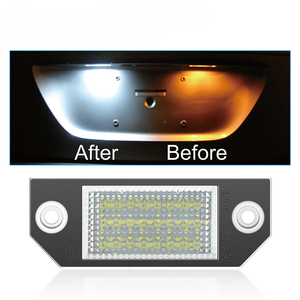 โคมไฟป้ายทะเบียนตัวเลข LED 2ชิ้น/คู่, โคมไฟอัปเกรดแสงสว่างสำหรับ Ford Focus 2 ST 225 C สูงสุด2003 2004 2005 2006 2007 - Product Image 3