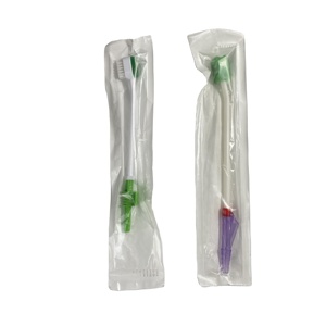 Tek kullanımlık tıbbi bireysel ambalaj emme diş fırçası tükürük eejeoral sünger yıkama-emme tipi çubukla - Product Image 2