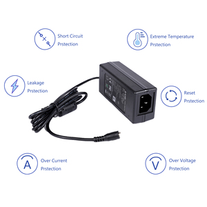 12 V 2A 3A 4A 5A发光二极管闭路电视桌面开关60W SMPS交流/DC适配器封闭式12伏5安培PSU电源适配器充电器ABS材料 - Product Image 5