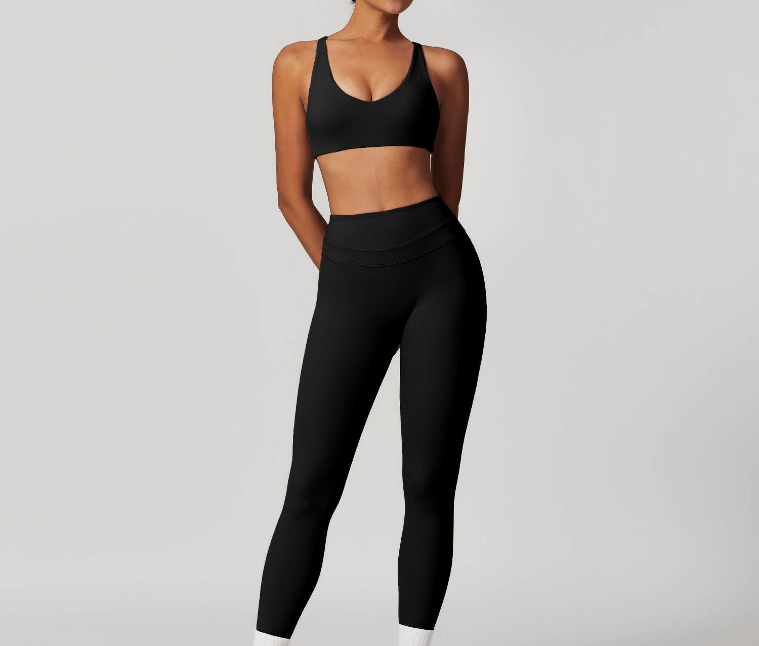 pantalon de soutien-gorge noir