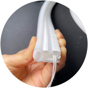 10MM 12MM Pcb Side View Led Neon 1225 12x25mm <strong>Dome</strong> Shape White Profile Diffuser Silicon <strong>Tube</strong> for Led Strip