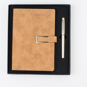 Custom PU Leather <strong>Notebook</strong> and Pen Gift Set in Gift Box <strong>with</strong> Pen <strong>With</strong> <strong>Elastic</strong> Band - Product Image 6