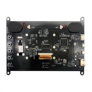 Raspberry Pi Touchscreen LCD-Monitore 7 Zoll HD-MI LCD-Display 1024x600 Kompatibel mit Raspberry Pi Window 10 8 7