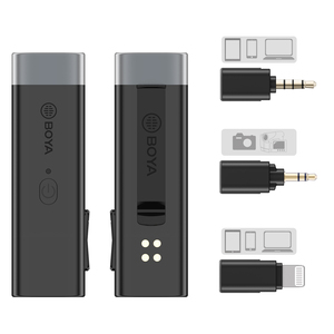 BOYA BY-WM3D/WM3U kablosuz 2.4GHz Mini mikrofon tak & çalıştır Mic ile şarj için MFi sertifikalı iOS android tipi-c - Product Image 3