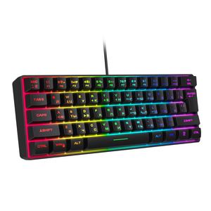 Professional <strong>Mechanical</strong> <strong>Keyboard</strong> RGB Anti Ghosting USB <strong>Mechanical</strong> <strong>Keyboard</strong> for Home Game Wired Gaming <strong>Keyboard</strong> 61Keys - Product Image 2