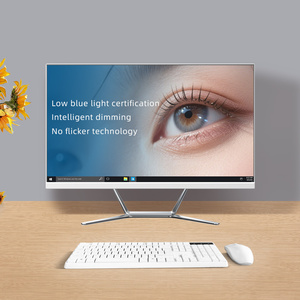 Ufficio uso 1920 alta performance * 1080 Pixel 23.8 pollici CPU I3 I5 I7 logo di avvio personalizzato tutto in un computer senza fotocamera