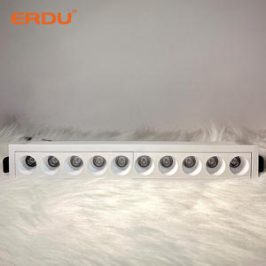 ERDU LED dikdörtgen gömme alüminyum spot 1/2/3/4/5/9/10/15 kafaları gömme lineer ışık Led tavan lambası Led Downlight - Product Image 1