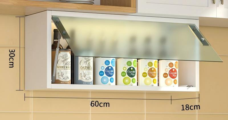 60cm White with Light