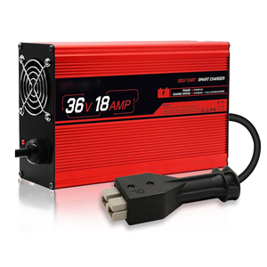 EZGOクラブカーDSゴルフカートと互換性のある48V6Aバッテリー充電器 (トライアングルスタイルプラグ/スナップヘッド3ピンプラグ/G29プラグ付き充電器) - Product Image 4