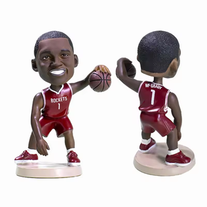 Cao cấp polyresin sống động như thật con số cá nhân Bảng điều khiển NBA cầu thủ bóng rổ bobblehead - Product Image 5