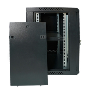 Fabrika tasarlanmış 12U çelik duvara monte sunucu rafı 18U Network dolabı 6U kapasiteli 19 inç standart veri merkezleri için - Product Image 3
