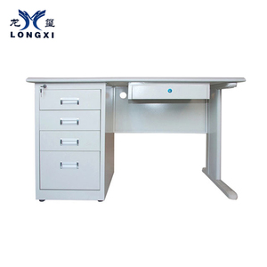 Chinese Factories <strong>Customize</strong> Multiple Office Furniture Steel Office Table Metal <strong>Computer</strong> <strong>Desks</strong> With Drawers and Locks - Product Image 4
