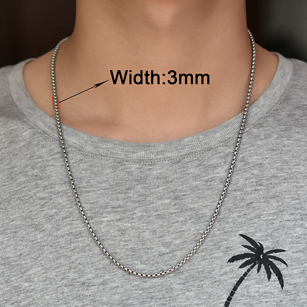 Chaîne en argent 3MM