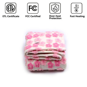 50*60&quot; Electric Heated <strong>Blanket</strong> Washable 5 HEATING LEVELS 3H Auto Shut off Heating Throw <strong>Blanket</strong> for Winter - Product Image 2