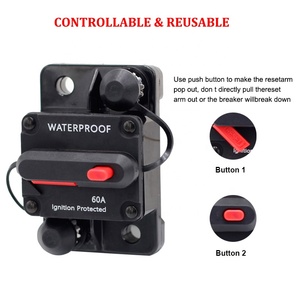 <strong>Automatic</strong> <strong>Circuit</strong> <strong>Breakers</strong> 80A 12V DC <strong>Circuit</strong> <strong>Breaker</strong> Waterproof with Manual <strong>Reset</strong> for Boats Truck Audio/Video Systems - Product Image 4