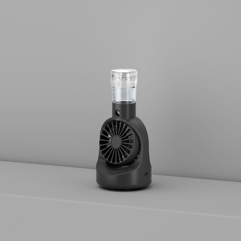 Ventilador pulverizador F6-negro