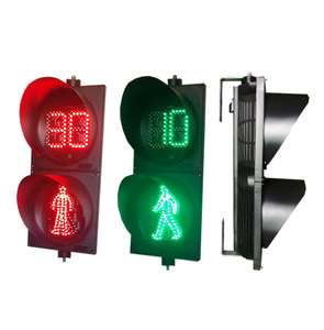 300mm ryg topu led yanıp sönen trafik ışığı üreticileri gerçek trafik sinyal ışığı ile geri sayım sayacı akıllı trafik ışığı - Product Image 4