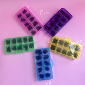 Essihandmade el yapımı gevşek Pro Made hayranları 16d 20d sivri taban keskin Premade gevşek hacim 3D-14d gevşek fanlar - Product Image 5
