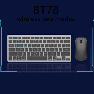 BT78 Set Teclado de ratón inalámbrico para oficina de negocios Teclado Ratón Combo Teclado para juegos de computadora