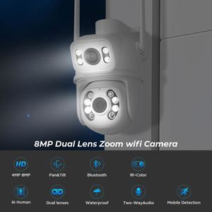 ワイヤレスWifiセキュリティIpカメラTelec8Mp4Kフルカラー12チャンネルP2Pビューアーフレームモードネットワーク16防水顔認識 - Product Image 2