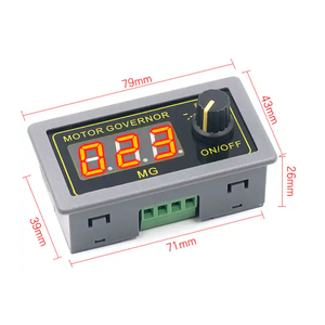 DC 5-30V 12V 24V 5A DC Motor Controller PWM Einstellbare Geschwindigkeit Digital anzeige Encoder Tast verhältnis Frequenz MAX 15A ZK-MG - Product Image 2