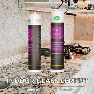 300ml trong nhà trang trí thủy tinh màu trắng xi măng dán Silicone Nhựa dính cho chế biến gỗ giao thông vận tải da con dấu - Product Image 2