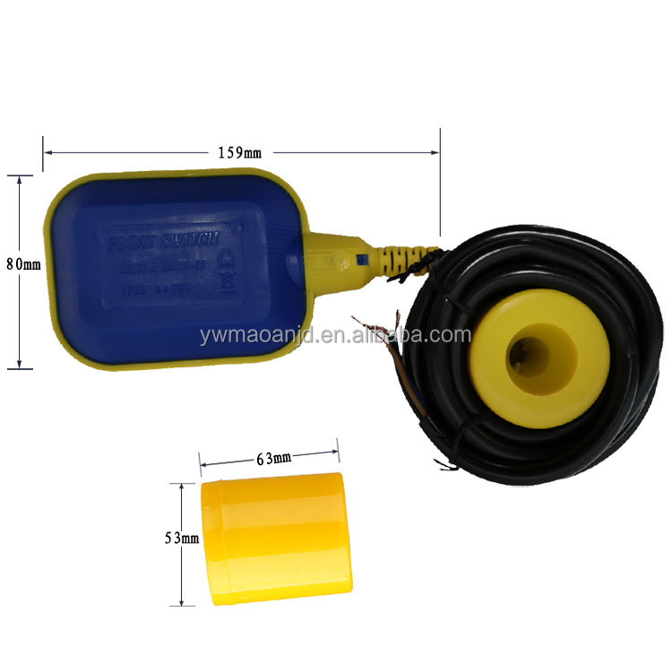 Rubber cable PP water level switch cable float switch