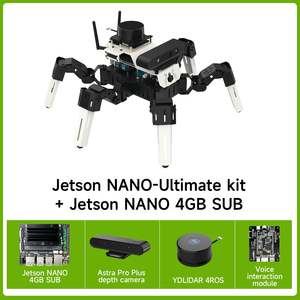 18DOF Muto RS шестиногенный робот с комплектом ROS2 для Малины Pi 5 и NVIDIA Jetson NANO, научно-технические игрушки - Product Image 5