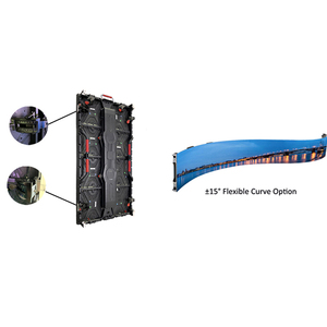 Kapalı kavisli <span class=keywords><strong>Led</strong></span> kiralama <span class=keywords><strong>Video</strong></span> duvar sahne arkası P2.6 P2.9 P3.9 için <span class=keywords><strong>Led</strong></span> açık <span class=keywords><strong>Led</strong></span> ekran 500*500 yüksek parlaklık - Product Image 2