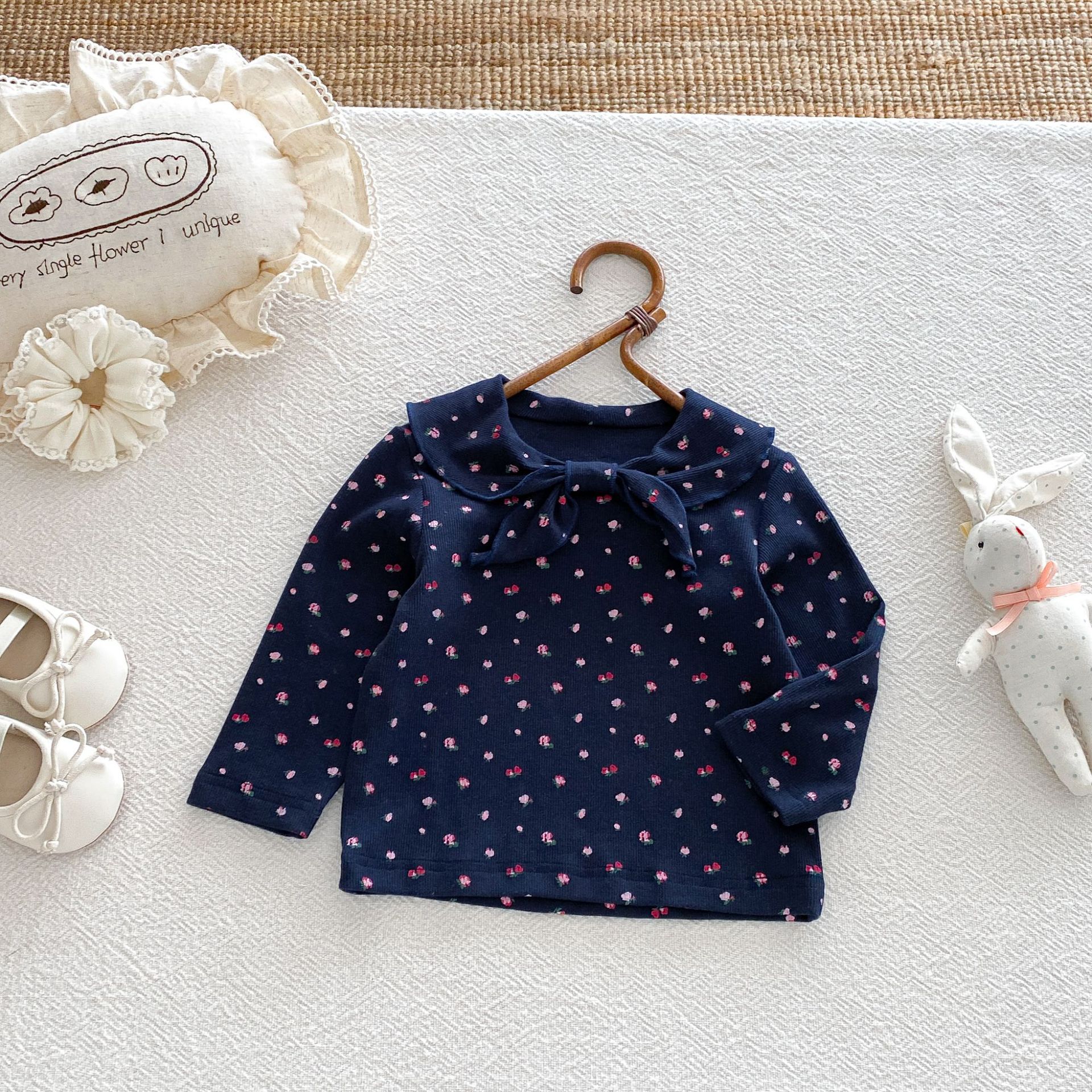 Blu Navy Floreale
