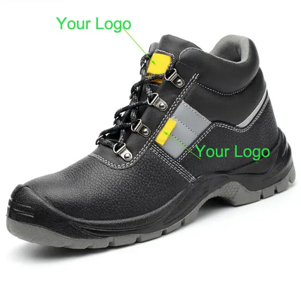 Trendy labor insurance quality boots for men anti slip anti static abrasion resistance construction cheap safety boots