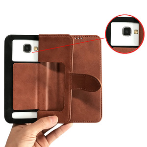 三星S25通用翻盖手机外壳翻盖PU皮革卡槽通用卡夹手机外壳 - Product Image 2