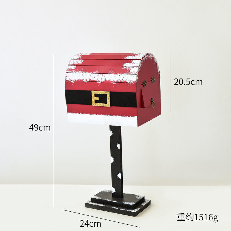 Boîte aux lettres rouge A