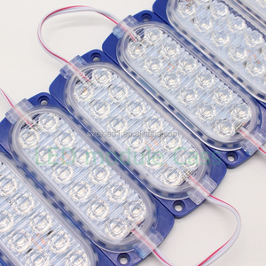 Mavi renk led 2835 modülü, yanıp sönen açık led modül enjeksiyon, IP65 araba yan ışık dekorasyonu 24v 12v flaş led ışık modülü - Product Image 4