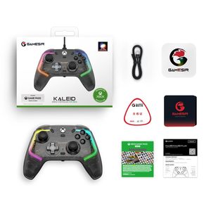 Yeni g g Kaleid K1 Hall etkisi özel aydınlatma XBOX için şeffaf RGB kablolu oyun denetleyicisi serisi X | S Xbox One - Product Image 6