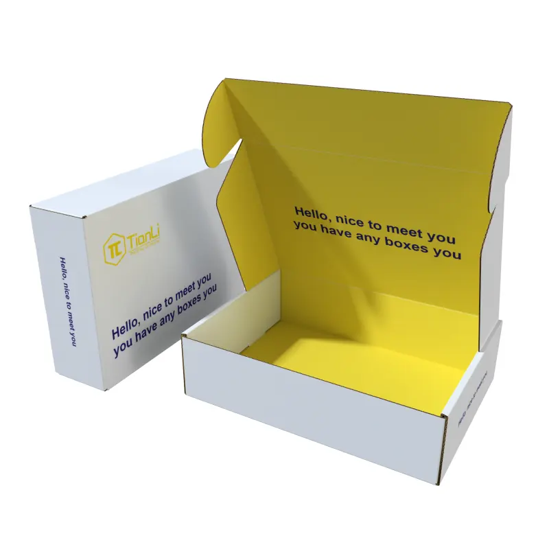 Logotipo personalizado Eco Vitamin White Gift Health Care Product Branded Shipping Packaging Box