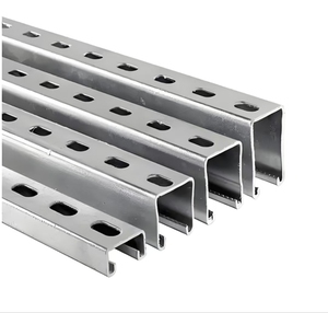 Soğuk rulo şekillendirilmiş galvanizli C kanal çelik u-şekil desen paslanmaz çelik sınıf ASTM/ASIS standart delikli yapı - Product Image 4