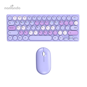 Wireless <strong>Keyboard</strong> and <strong>Mouse</strong> Set Compact Quiet 2.4G Ultra-Thin Sleek Design for Windows Desktop PC Notebook Laptop - Product Image 2