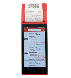 GOODCOM Terminal de pantalla táctil Pos Código Qr Dispositivo Android Sistemas Pos Máquina Pos de impresión de boletos de estacionamiento de mano - Product Image 5