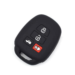 ปลอกหุ้มเคสกุญแจทำจากซิลิโคนสำหรับรีโมทคอนโทรล T-oyota C-amry C-orolla fiporte Vios Vitz R-av4 P-rius Y-Aris - Product Image 2