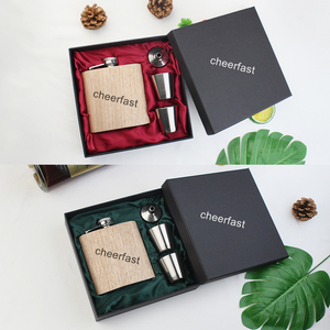 Tùy chỉnh thương hiệu Hip <span class=keywords><strong>Flask</strong></span> món quà thiết lập với Phễu & 2 ly 6 oz rò rỉ bằng chứng Whiskey Bình cho kinh doanh Quà Tặng cá nhân sử dụng - Product Image 3