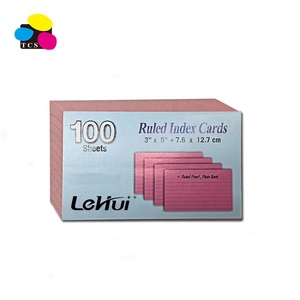 5 "X 8" pulgadas en blanco Brite colores surtidos tarjetas de índice de papel almohadillas impresas para cuadernos - Product Image 2