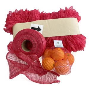 Küçük ambalaj meyve sebze Net HDPE örme boru şeklindeki tel örgü rulosu paketleme makinesi için - Product Image 4