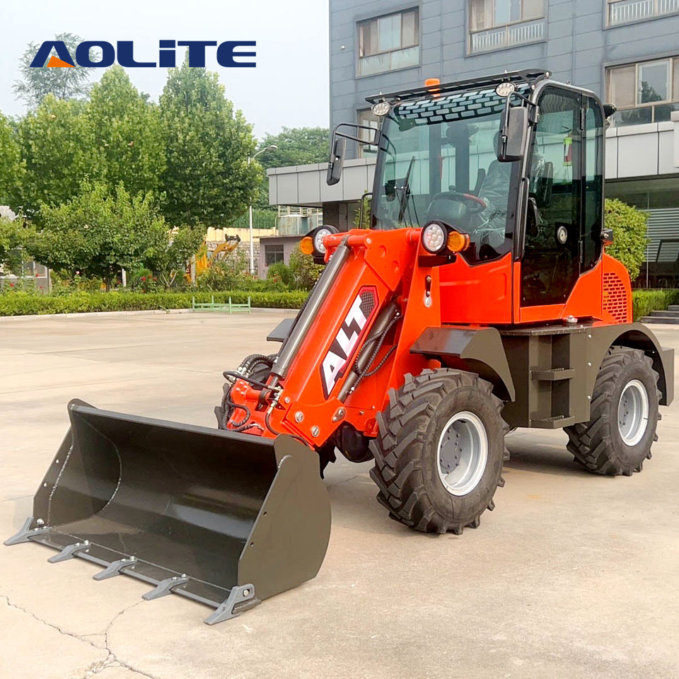 Radlader Telescopic Front Wheel Loader Compact Mini Telehandler Loader with Hydrostatic Transmission